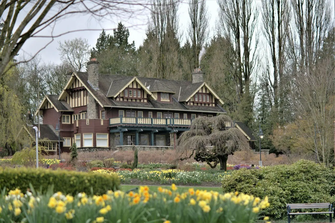 Historic mansion and gardens in Burnaby, British Columbia — crowd control services in Burnaby